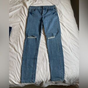 Forever 21 Light Blue High-Rise Denim Jeans